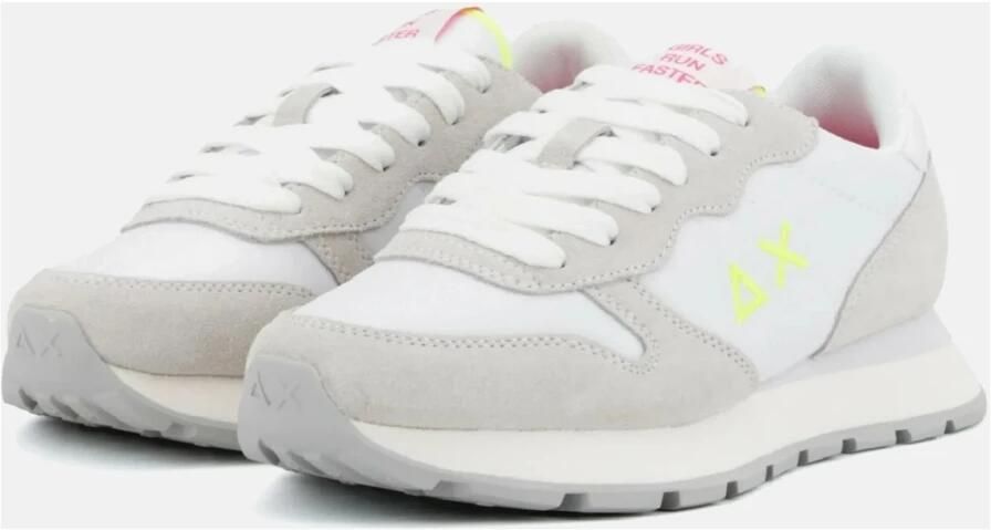 Sun68 Lage Sneakers Z36201 Ally Solid Bianco Fuxia - Foto 6