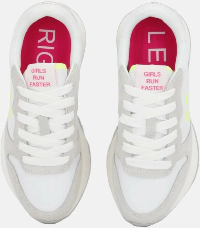 Sun68 Lage Sneakers Z36201 Ally Solid Bianco Fuxia - Foto 3