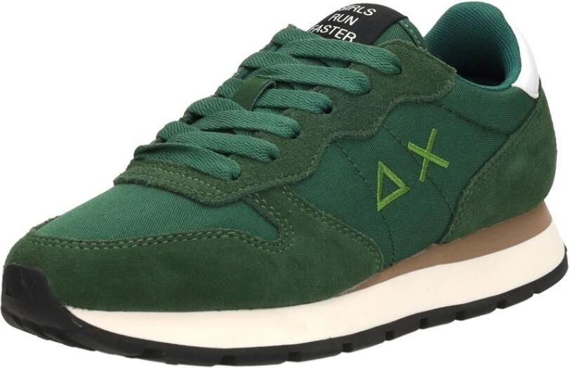 Sun68 Groene Ally Solid Nylon Sneakers Green Dames