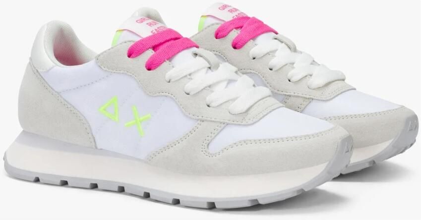 Sun68 Lage Sneakers Z36201 Ally Solid Bianco Fuxia - Foto 8