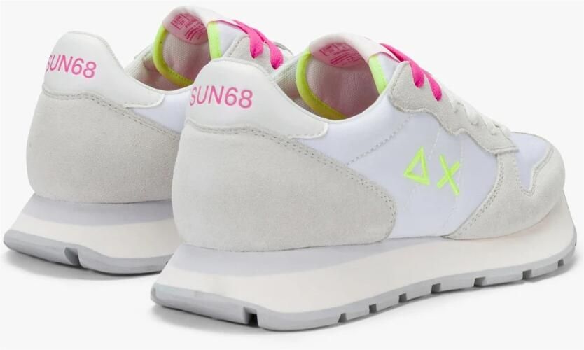 Sun68 Lage Sneakers Z36201 Ally Solid Bianco Fuxia - Foto 7