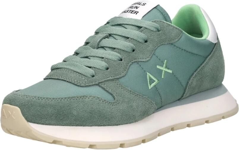 Sun68 Sun 68 Ally Solid Nylon Sneakers Dames Groen - Foto 4