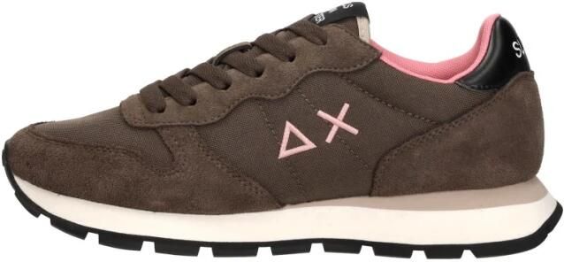 Sun68 Solid Ally Sneakers van stof en suède - Foto 3