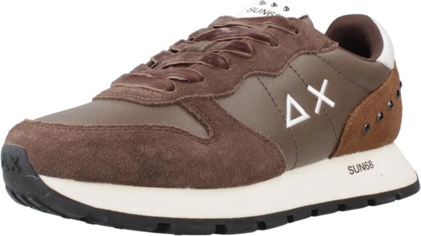 Sun68 dames sneaker Ally Studs bruin - Foto 5