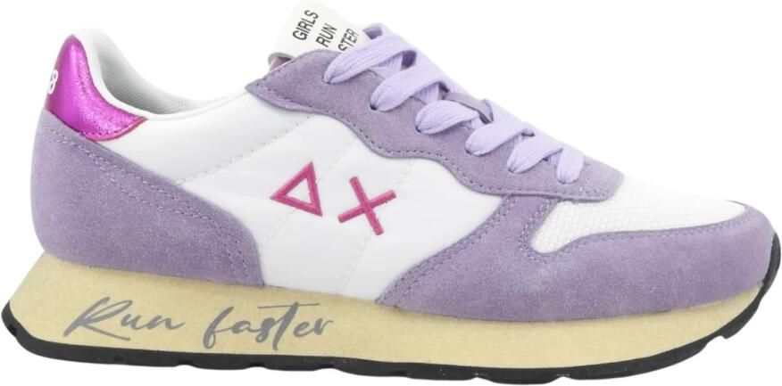 Sun68 Vintage Paarse Sneakers voor Vrouwen - Foto 2