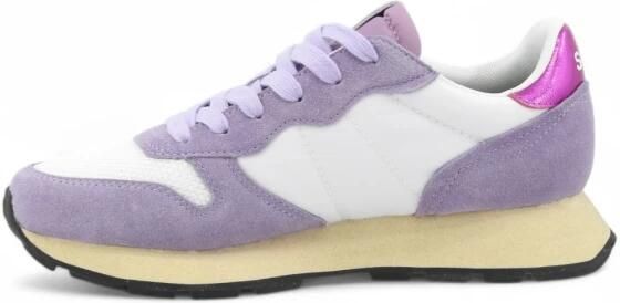 Sun68 Vintage Paarse Sneakers voor Vrouwen