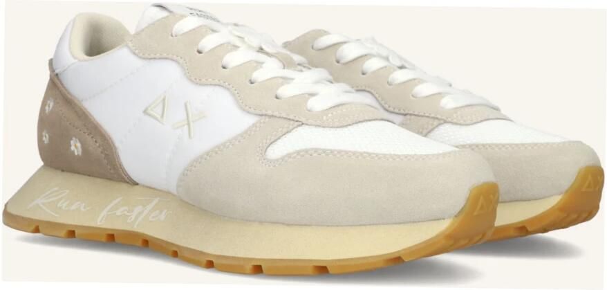 Sun68 Dames sneaker Ally Vintage wit taupe - Foto 3