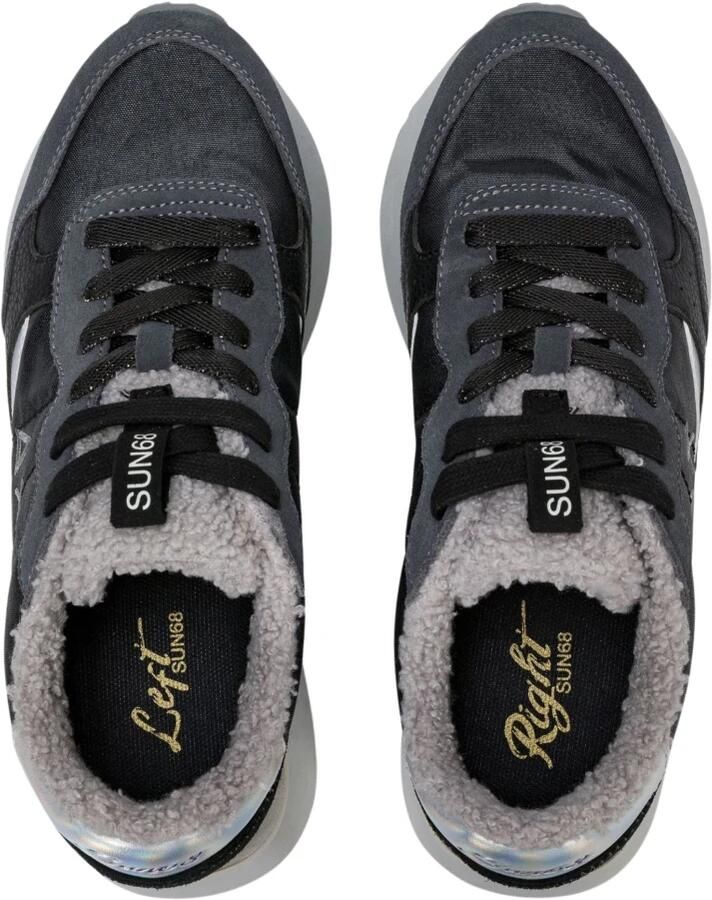 Sun68 Big Ally Teddy Schoenen Zwart Grijs Vrouw - Foto 3