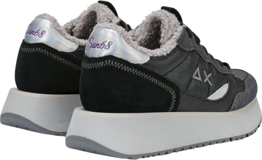 Sun68 Big Ally Teddy Schoenen Zwart Grijs Vrouw - Foto 2