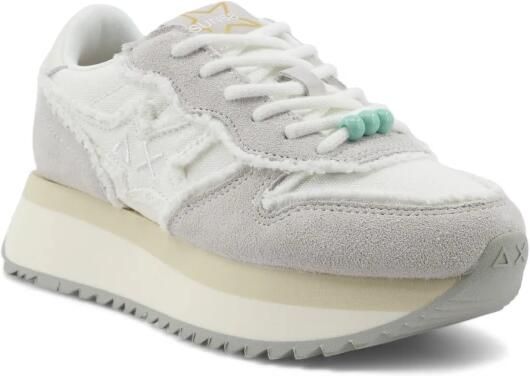Sun68 Witte Canvas Sneakers Big Stargirl White Dames - Foto 2