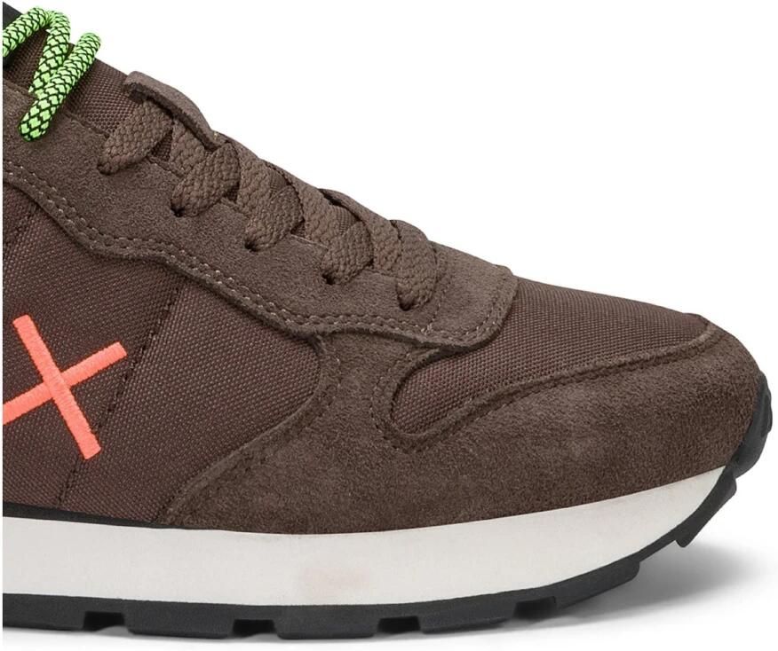 Sun68 Lage Sneakers Sport Zapatillas Hombre Modèle Tom Fluo
