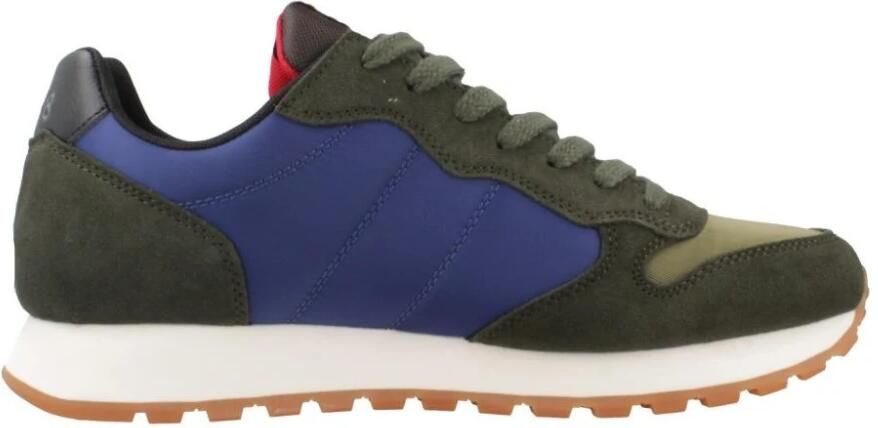 Sun68 Navy Blauw Donker Militair Bicolor Schoen Brown Heren