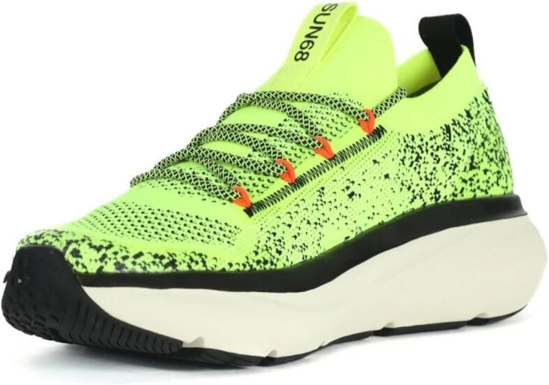 Sun68 Gele Jupiter Sneakers Lente Zomer 2024 Yellow Heren - Foto 2