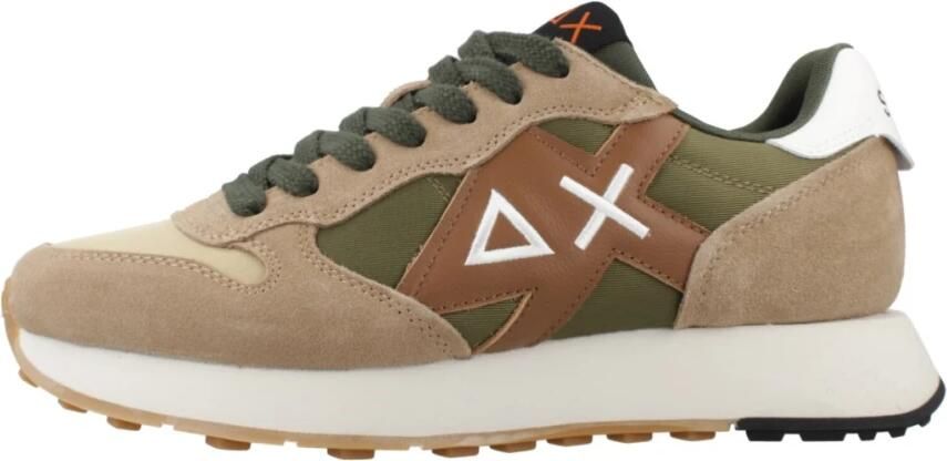 Sun68 Sneakers van nylon en suède met leren details - Foto 2