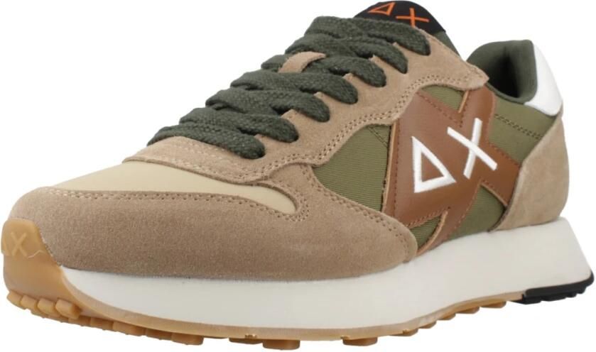 Sun68 Sneakers van nylon en suède met leren details - Foto 3