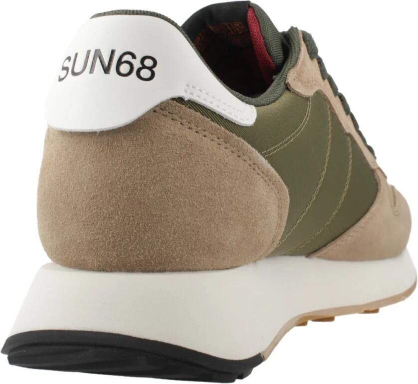 Sun68 Sneakers van nylon en suède met leren details - Foto 4