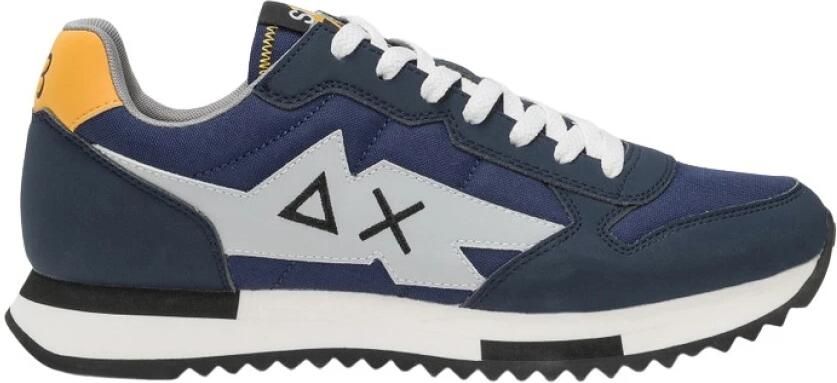 Sun68 Blauwe Sneakers Niki Solid Blue Heren - Foto 3