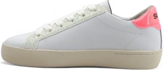 Sun68 Glitter Sneakers Katy Leather White Dames - Foto 4