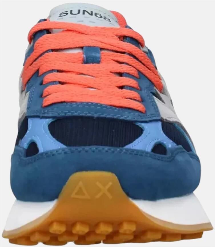 Sun68 Leren sneakers voor buiten met logo