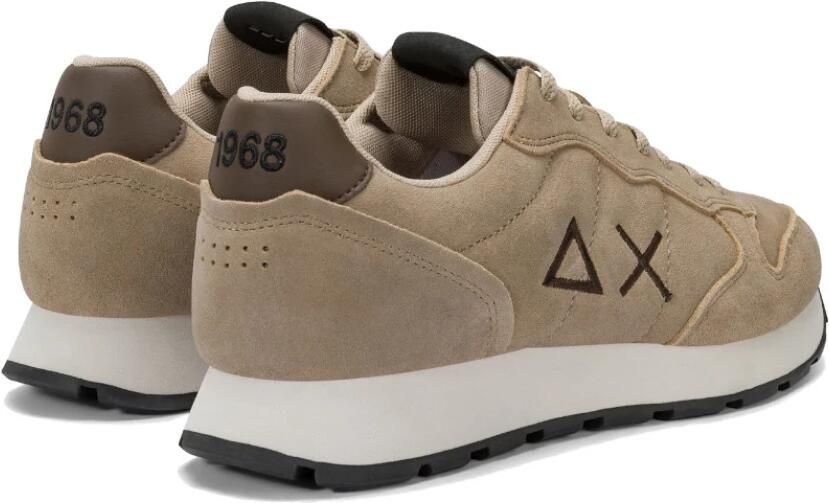 Sun68 Tom Suede Heren Sneakers Schoenen Beige Z45106 - Foto 2