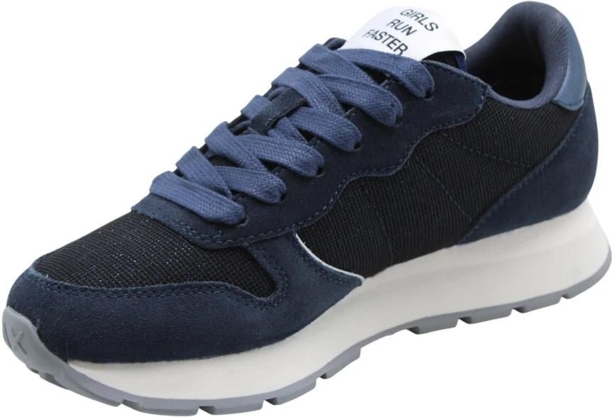 Sun68 Multicolor Sneaker Tom Nylon Logo Geborduurd Blue Heren - Foto 4