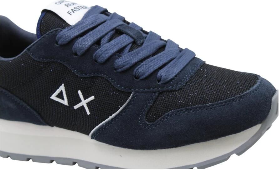 Sun68 Multicolor Sneaker Tom Nylon Logo Geborduurd Blue Heren - Foto 5