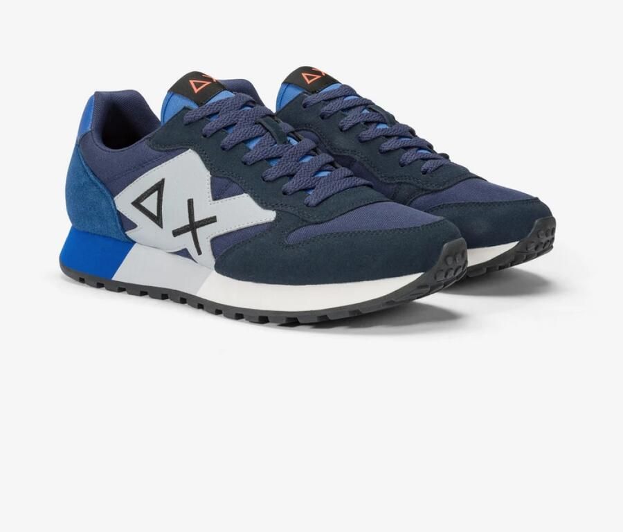 Sun68 Navy Blauwe Sneakers Z44113 Stijlvol Comfort Blue Heren - Foto 3