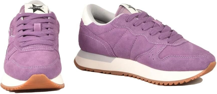 Sun68 Casual Rubberen Zool Sneakers Purple Dames - Foto 2