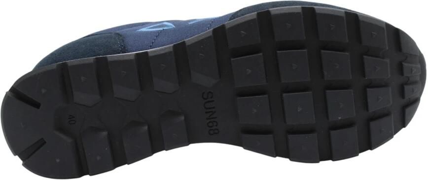 Sun68 Tom Fluo Heren Sneakers Schoenen Navy-Blauw Z46102 - Foto 10