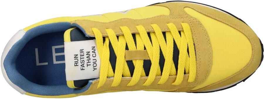 Sun68 Heren Lage Sneakers Tom Solid Nylon Yellow Heren - Foto 4