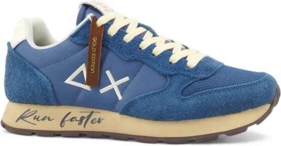 Sun68 Tom Vintage Heren Sneakers Schoenen Blauw Z45105 - Foto 4