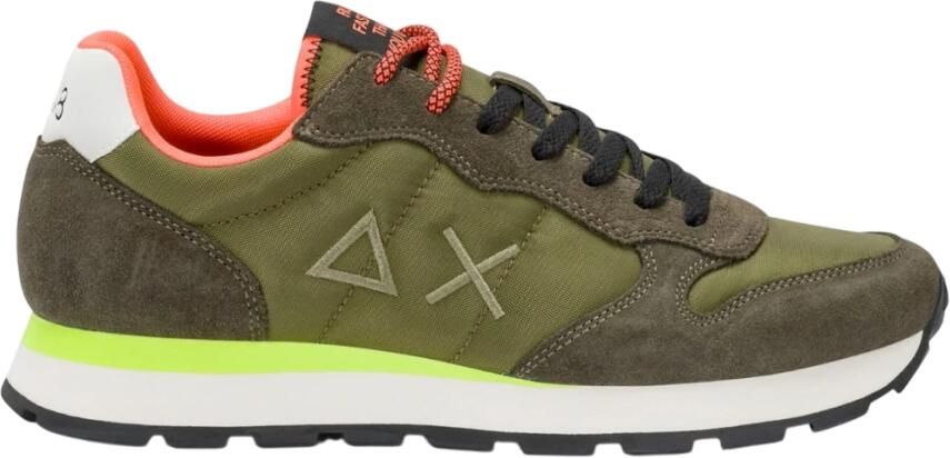 Sun68 Sneaker Tom Fluo Militare Heren Sneakers