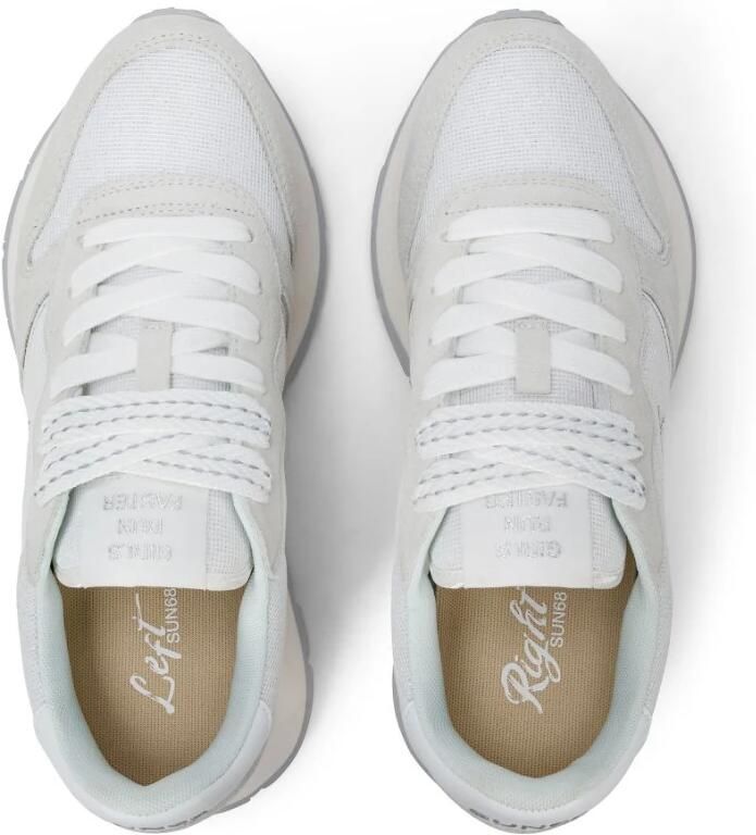 Sun68 Dames Sneaker Ally Glitter Textiel wit grijs - Foto 3