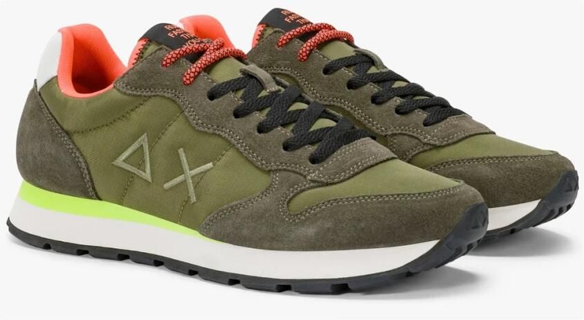 Sun68 Sneaker Tom Fluo Militare Heren Sneakers - Foto 9