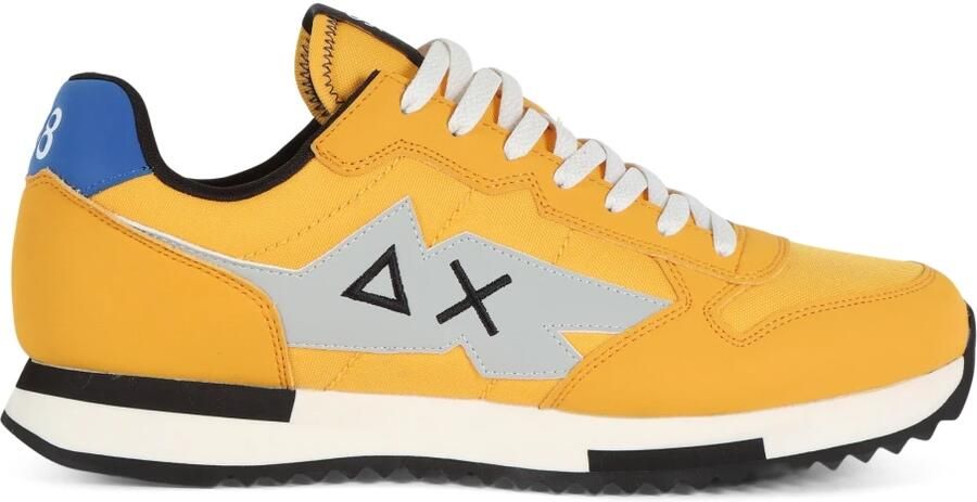 Sun68 Sneakers van kunstleer en textiel