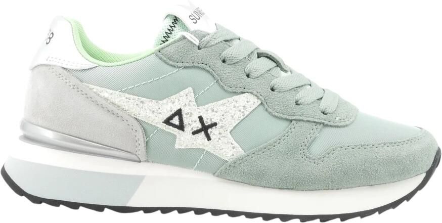 Sun68 Stargirl Glitter Logo Sneaker