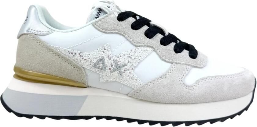 Sun68 Stargirl Glitter Logo Sneaker