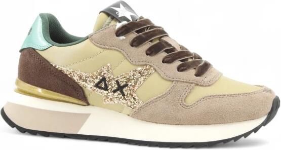 Sun 68 Stargirl Glitter dames sneaker Beige multi - Foto 2