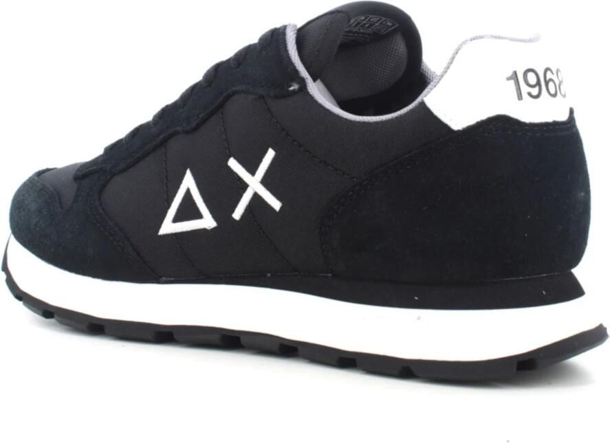 Sun68 Heren Lage sneakers Tom Solid Zwart Suède