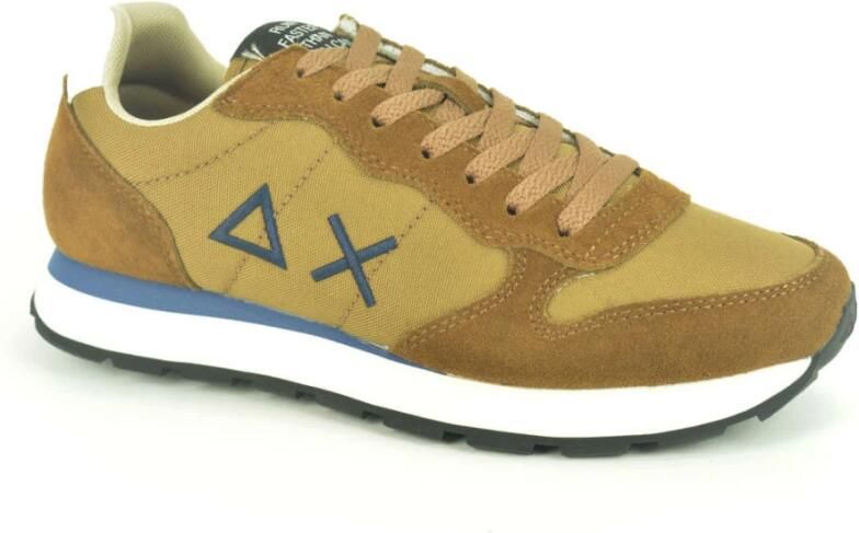 Sun68 Stijlvolle Cognac Runner voor Mannen