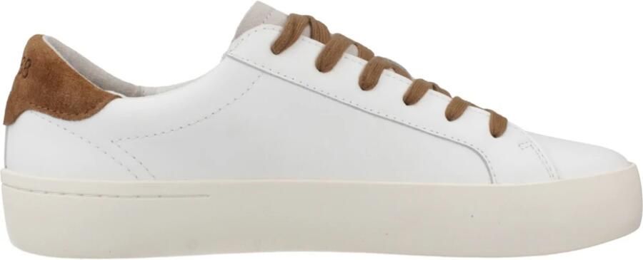 Sun68 Street Sneaker in leer wit en bruin White Heren