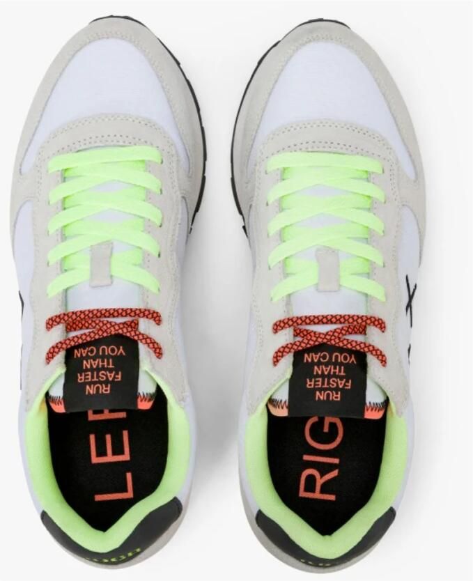 Sun68 Lage Sneakers Z36102 TOM FLUO-502 01 BIANCO - Foto 3