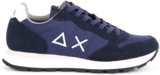 Sun68 Stijlvolle Sneaker met Albondigas Touch Blue Heren