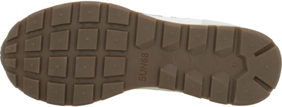 Sun68 Tom Solid Heren Sneakers Schoenen Wit-Bruin Z46101 - Foto 11