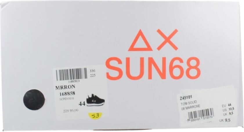 Sun68 Casual Sneaker Tom Solid Bruin Vos Mannen - Foto 5