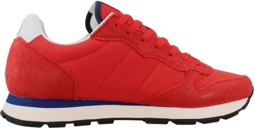 Sun68 Tom Solid Heren Sneakers Schoenen Rood Z35101 - Foto 6