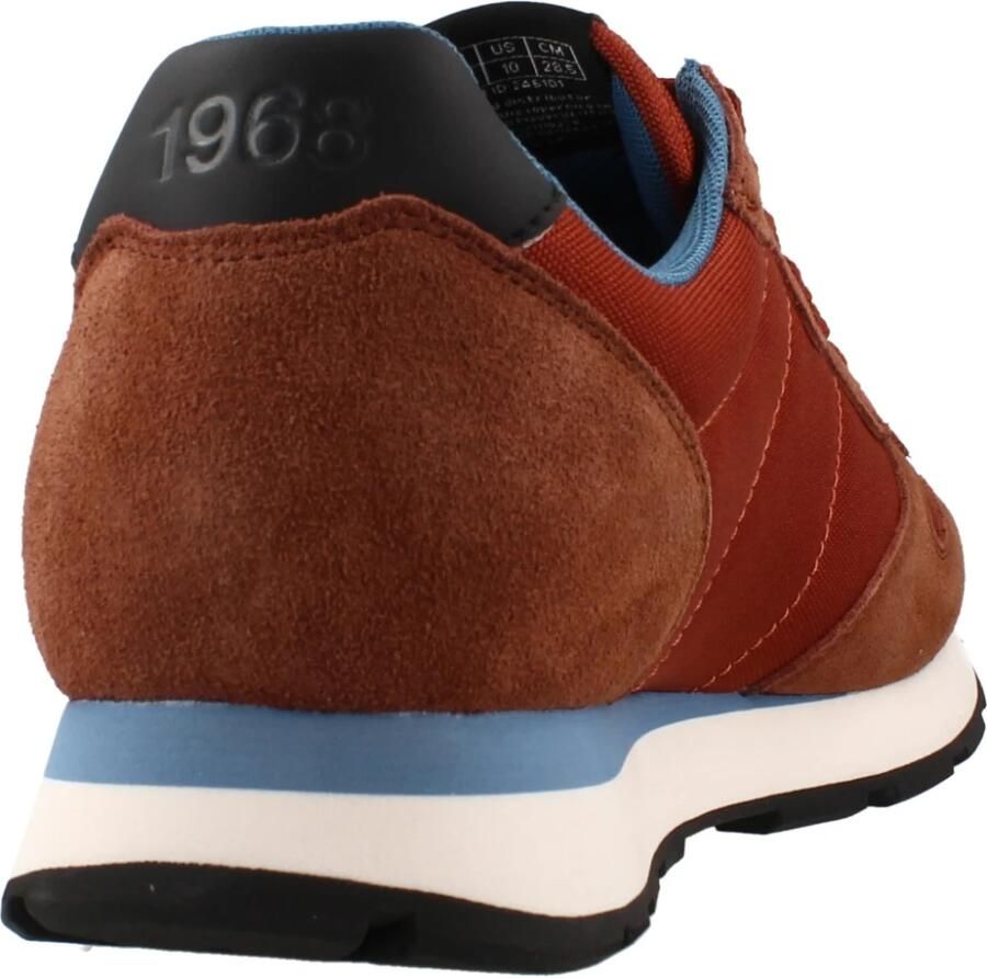 Sun68 Tom Solid Heren Sneakers Schoenen Rust-Rood Z46101 - Foto 2