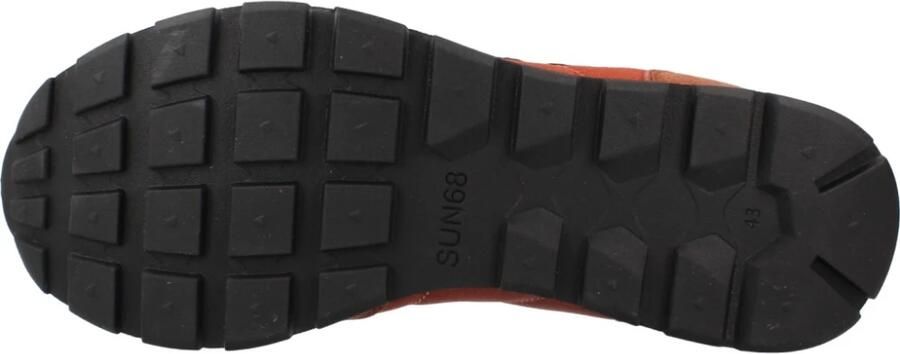 Sun68 Tom Solid Heren Sneakers Schoenen Rust-Rood Z46101 - Foto 7