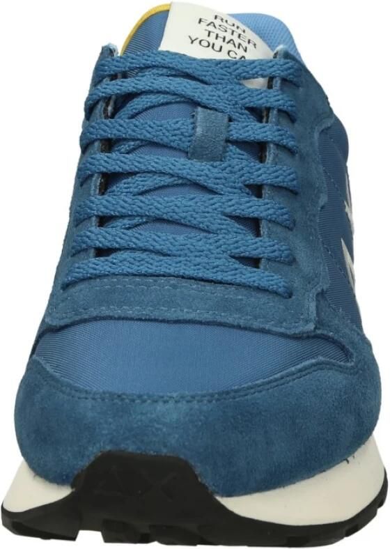 Sun68 Logo Zijkant Sneakers Ronde Neus Vetersluiting - Foto 4