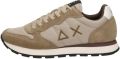Sun68 Heren Lage Sneakers Solide Stijl Beige - Beige